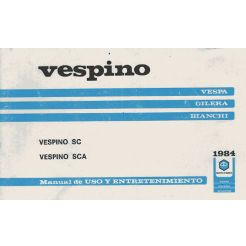 Manual Vespino SC y SCA