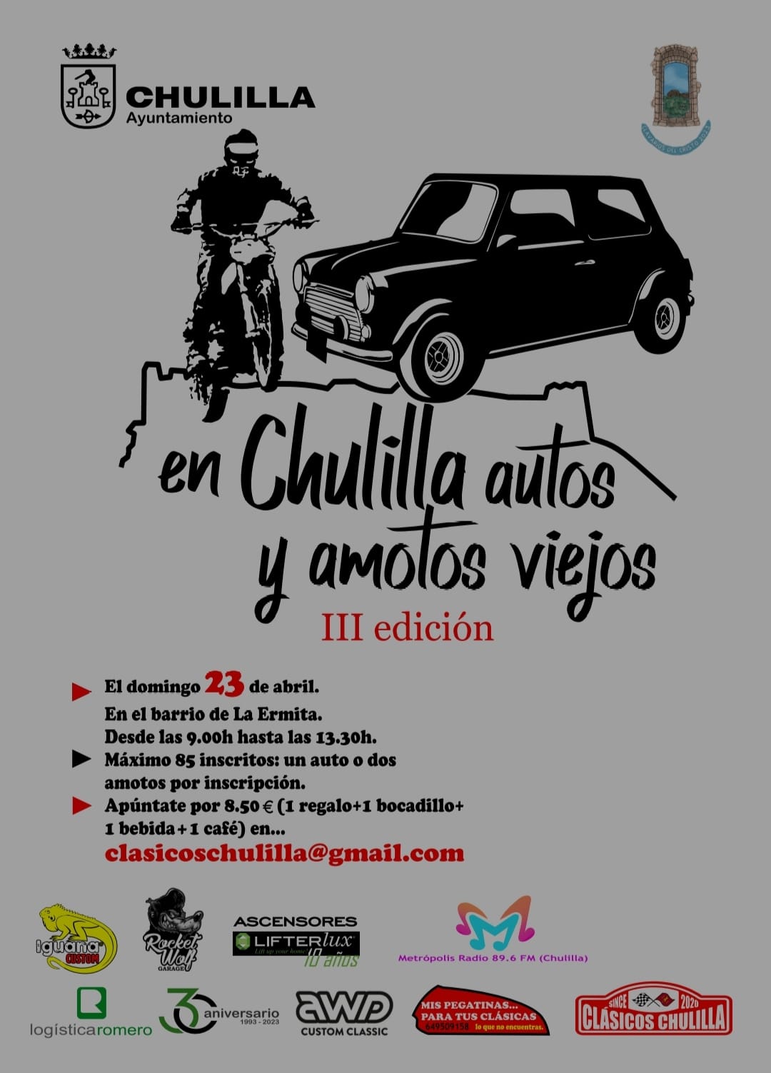 23 Abril 23 - En Chulilla autos y motos viejos. III Edición