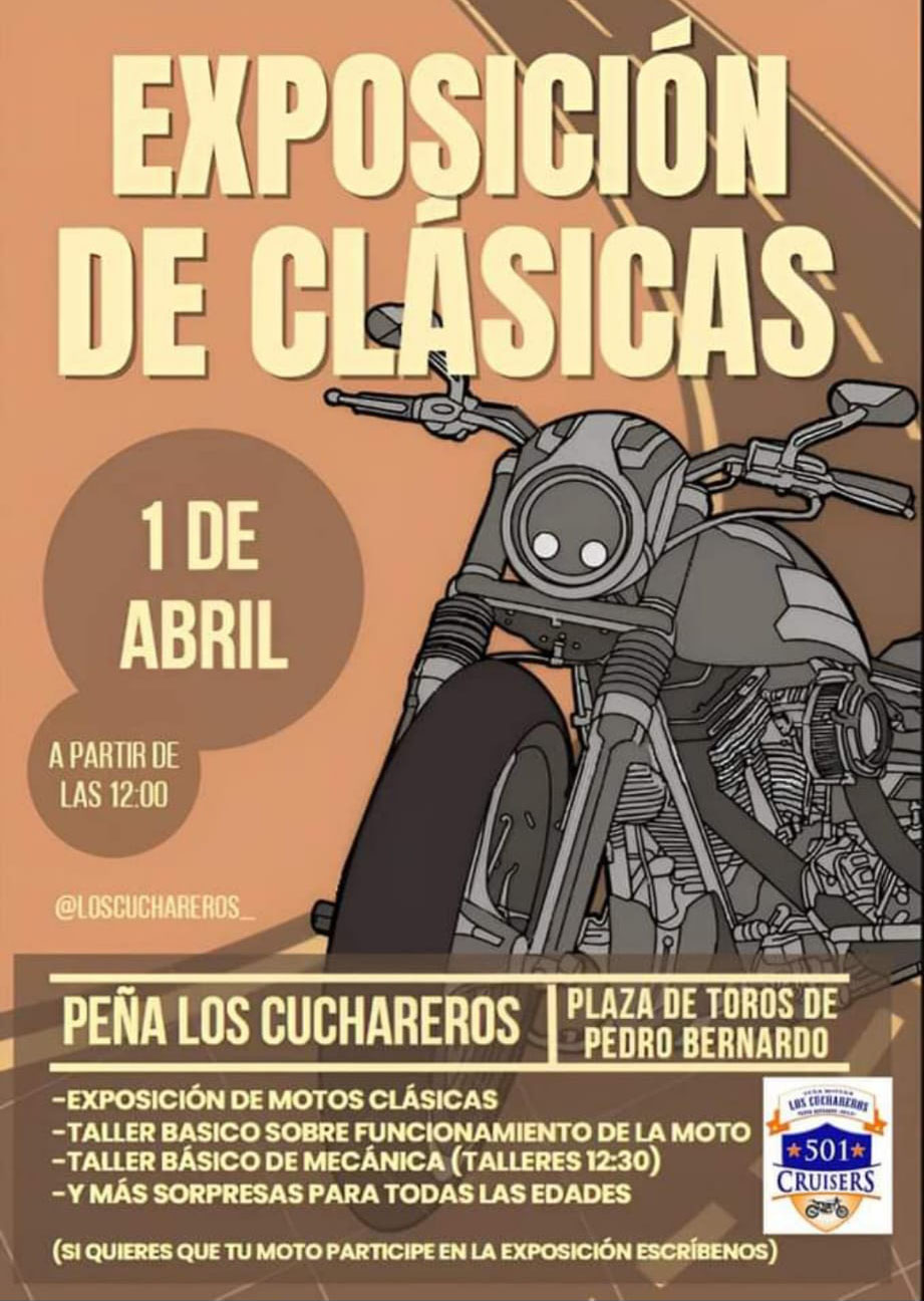 Expsición de Motos Clásicas - Pedro Bernardo (Ávila)