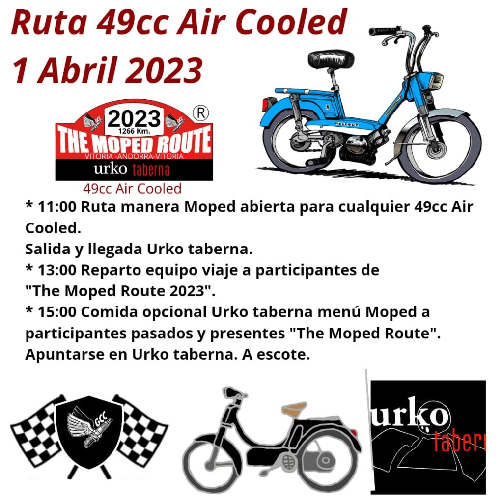 Ruta 49cc Air Cooled - The Moped Route